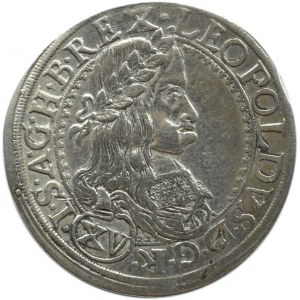 Austria, Leopold I, 15 krajcarów 1662 CA, Wiedeń