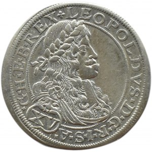 Austria, Leopold I, 15 krajcarów 1664 CA, Wiedeń