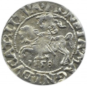 Zygmunt II August, półgrosz 1558, Wilno, LITVA/LI