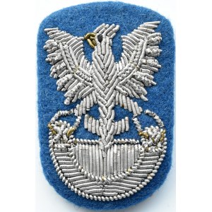 Polska, PRL, wyszywany orzełek 7 Łużyckiej Dywizji Desantowej