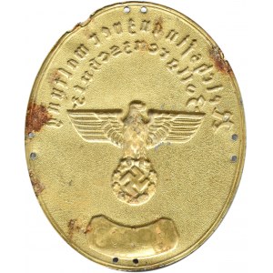 Niemcy, III Rzesza (1933-1945), Blacha naramienna Grenzschuts