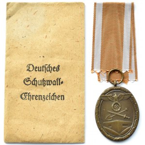 Niemcy, III Rzesza, Medal za Pracę przy Budowie Schronów, prod. Carl Poellath