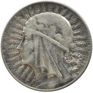 Polska, II RP, Głowa Kobiety, 5 złotych 1934, Warszawa