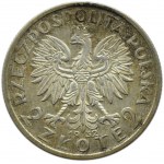 Polska, II RP, Głowa kobiety, 2 złote 1932, Warszawa, piękne!
