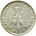 Polska, II RP, Kłosy, 1 złoty 1925, Londyn, UNC