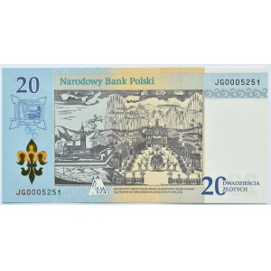 Polska, 300-lat Koronacji Obrazy Jasnogórskiego, 20 złotych 2017, Warszawa, UNC