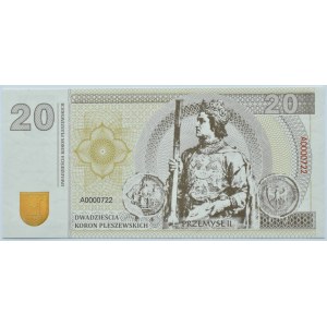 Banknot okolicznościowy, 20 koron pleszewskich 2019, Przemysł II
