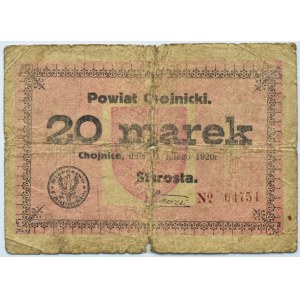 Powiat Chojnicki, Chojnice, 20 marek 1920, nr 64751