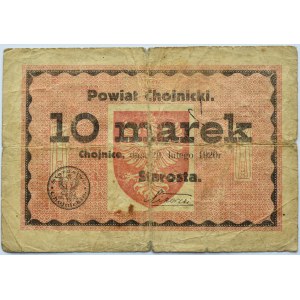 Powiat Chojnicki, Chojnice, 10 marek 1920, bez numeracji