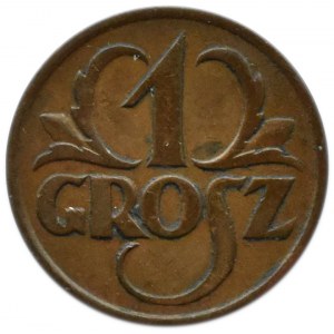 Polska, II RP, 1 grosz 1925, Warszawa