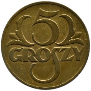 Polska, II RP, 5 groszy 1923, Warszawa