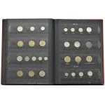 Polska, PRL, zestaw monet w klaserze Fischera 1949-1972