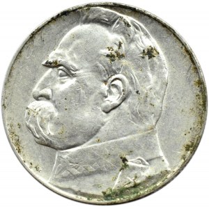 Polska, II RP, Józef Piłsudski, 5 złotych 1938, Warszawa, PIĘKNE