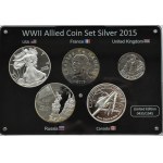 Skarbnica Narodowa, Srebrne Monety Aliantów II Wojny Światowej w 70 rocznicę zakończenia II wojny światowej, UNC