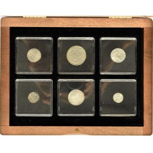 Skarbnica Narodowa, Zestaw 6 monet - Potęga Jagiellonów, komplet w skrzynce, UNC