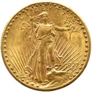 USA, Statua (Saint Gaudens), 20 dolarów 1927, Filadelfia