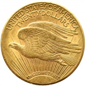 USA, Statua (Saint Gaudens), 20 dolarów 1927, Filadelfia