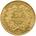 Francja, Republika, Ceres, 20 franków 1850 A, Paryż