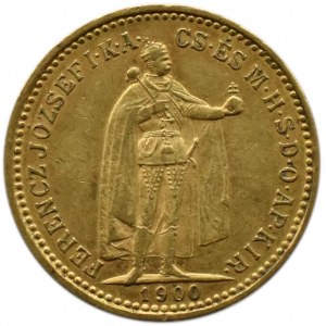 Austro-Węgry, Franciszek Józef I, 10 koron 1900 KB, Kremnica