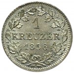 Niemcy, Bayern, 1 kreuzer 1856, UNC