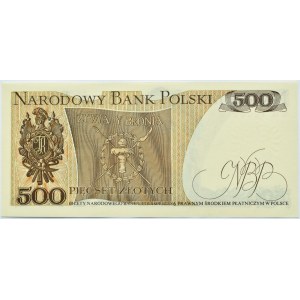 Polska, PRL, 500 złotych 1982, seria CD, Warszawa, UNC, RZADKIE