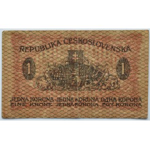 Czechosłowacja, 1 korona 1919, seria 229, Praga