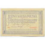 Polska, II RP, 1 marka 1919, I seria PD, UNC