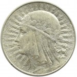 Polska, II RP, Głowa Kobiety, 10 złotych 1932, ze znakiem mennicy, Warszawa