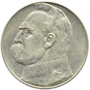 Polska, II RP, Józef Piłsudski, 10 złotych 1936, Warszawa