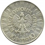 Polska, II RP, Józef Piłsudski, 10 złotych 1936, Warszawa