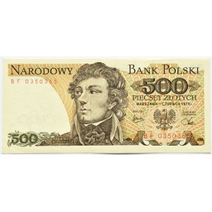 Polska, PRL, 500 złotych 1979, seria BF, Warszawa