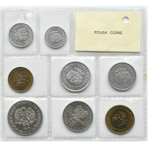 Polska, PRL, polskie monety, 10 groszy-20 złotych 1977, Warszawa, UNC