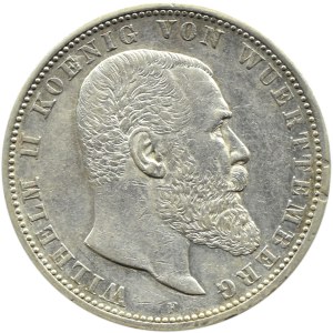 Niemcy, Wirtembergia, Wilhelm II, 5 marek 1903 F, Stuttgart