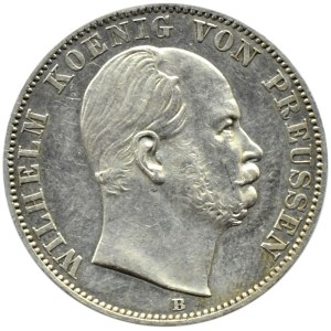 Niemcy, Prusy, Wilhelm I, talar 1867 A, Berlin, PIĘKNY