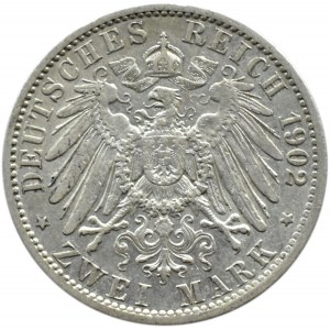 Niemcy, Prusy, Wilhelm II, 2 marki 1902 A, Berlin