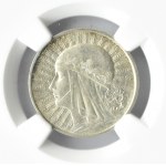 Polska, II RP, Głowa Kobiety, 2 złote 1933, Warszawa, NGC AU58