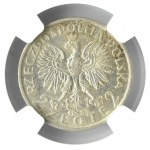 Polska, II RP, Głowa Kobiety, 2 złote 1933, Warszawa, NGC AU58
