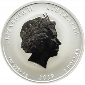 Australia, 1 dolar 2019 Rok Świni, Perth, UNC