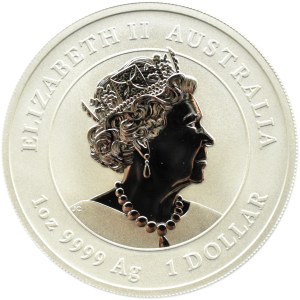 Australia, 1 dolar 2021 P, Rok Byka, Perth, UNC