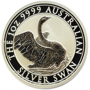 Australia, 1 dolar 2020, Srebrny Łabędź, Canberra