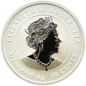 Australia, 50 centów 2021 P, Rok Byka, Perth, UNC