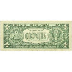 USA, 1 dolar 1957, seria z gwiazdką