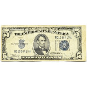 USA, 5 dolarów 1934 C, seria M