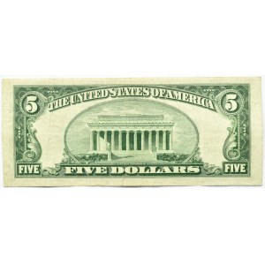 USA, 5 dolarów 1950 B, seria G - Illinois