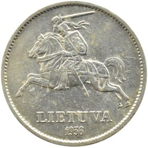 Litwa, ks. Witold, 10 litów 1936, Kowno