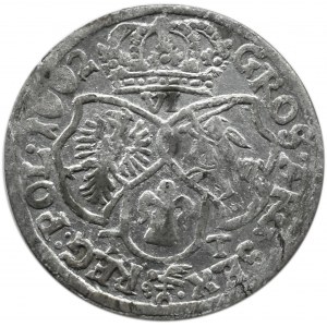 Jan II Kazimierz, szóstak 1662 TT, Bydgoszcz, odmiana bez obwódek, rzadkie