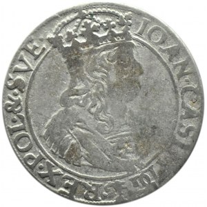Jan II Kazimierz, szóstak 1660 TLB, Kraków