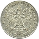 Polska, II RP, Kobieta, 5 złotych 1932 ze znakiem mennicy, Warszawa, RZADKA