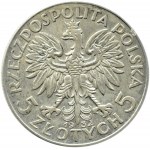 Polska, II RP, Kobieta, 5 złotych 1932 ze znakiem mennicy, Warszawa, RZADKA