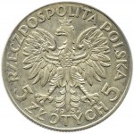 Polska, II RP, Kobieta, 5 złotych 1932 ze znakiem mennicy, Warszawa, RZADKA